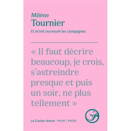 Et m'ont murmuré les campagnes