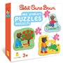 Jeu Petit Ours Brun - Mes premiers puzzles évolutifs - Dès 3 ans