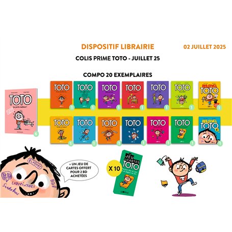 Colis-déco 20 vol - Toto - juillet 25