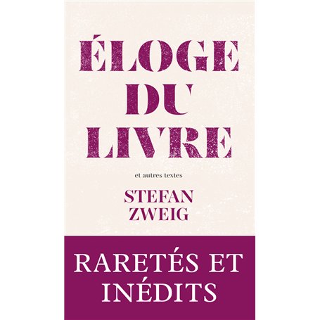 Eloge du livre - et autres textes