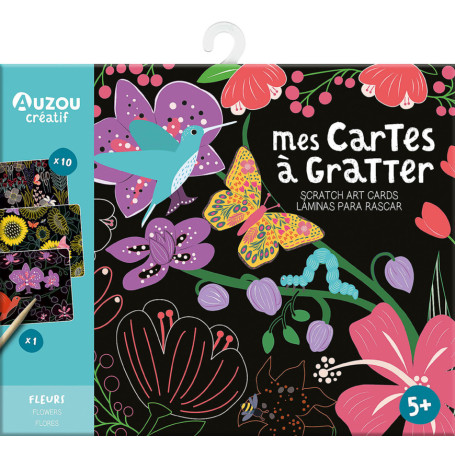 Mes Cartes à gratter - Fleurs NED