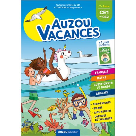 Auzou vacances - Du CE1 au CE2 2022
