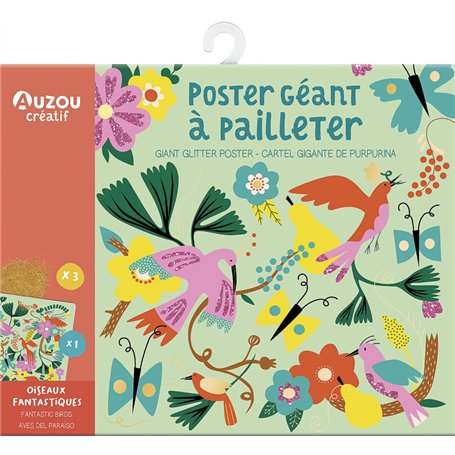 Poster géant à pailleter
