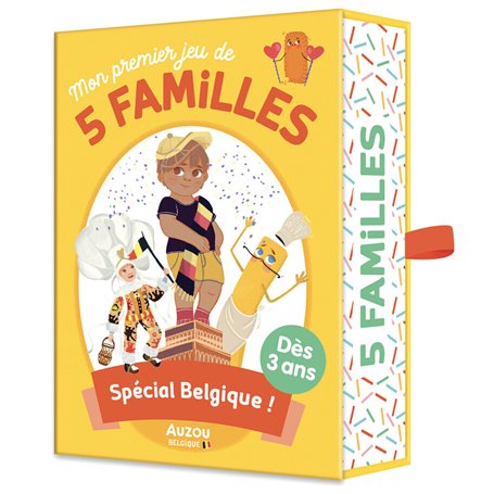 Jeux de cartes - Mon jeu de 5 familles - Spécial Belgique