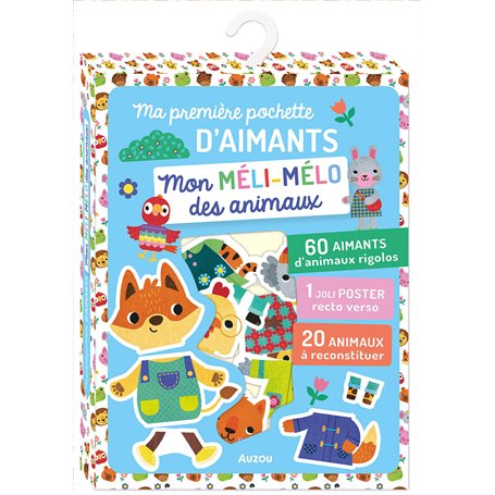 MA POCHETTE D AIMANTS - MELI MELO ANIMAUX