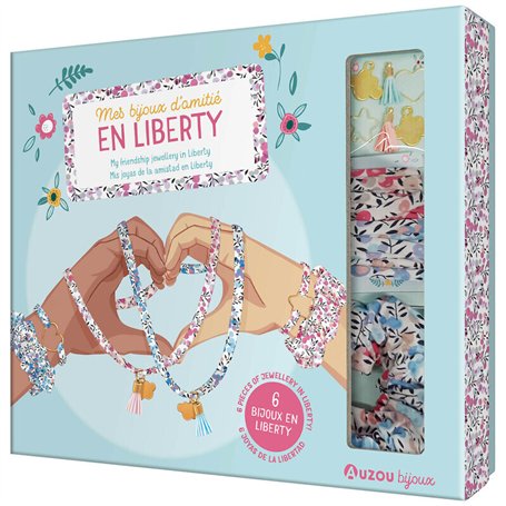 Ma boîte à bijoux - Mes bijoux d'amitié en Liberty