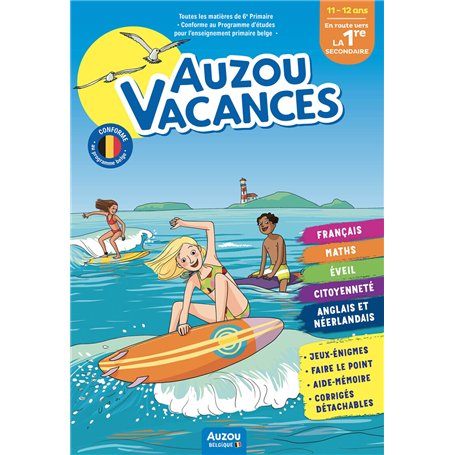 Auzou vacances - En route vers la 1re Secondaire
