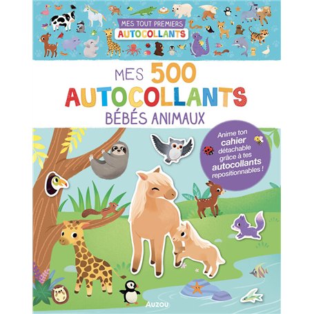 Mes 500 autocollants bébés animaux