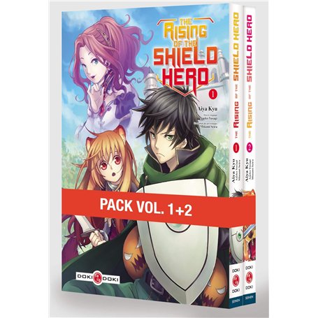 The Rising of the Shield Hero - Pack promo vol. 01 et 02 - édition limitée