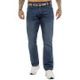 Pantalon Jeans Coupe Regular Coton Homme avec Ceinture