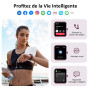 Blackview Montre Connectée Femmes, avec Fonction téléphonique/Rappel de Message, Montre de Sport avec 100+ Modes Sportifs, Monit