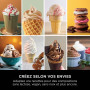 Ninja Swirl by CREAMi Sorbetière et machine à glaces avec 2 pots, 13 modes pour réaliser crèmes glacées, glaces à l’italienne, g