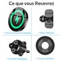 Coolpow 15w Support Telephone Voiture Induction [Grille Aeration] Chargeur Magsafe Voiture Accessoires Chargeur magnétique Suppo
