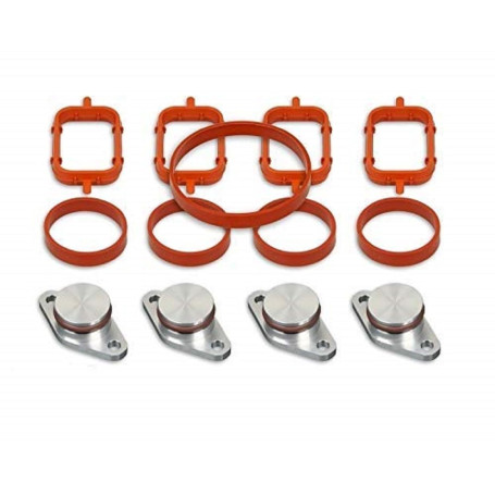 TBVPARTS Kit d'annulation papillons collecteur d'admission 22 mm 4 cylindres moteurs 318d 320d 520d avec joints originaux 71-331