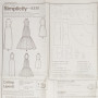 Simplicity 4–6-8–10–12 Robes pour Femme avec Jupe et Dos Variations Patron de Couture, Blanc