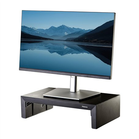 Fellowes Support d’écran Everyday Plus – Noir – 3 hauteurs réglables
