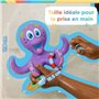 Jouet de bain - NUBY - Pieuvre intéractive flottante - Anneaux de bain - Violet