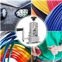 Machine à dénuder portable - Éplucheur de fil de cuivre alimenté par perceuse | Pince à dénuder manuelle pour recycler les déche