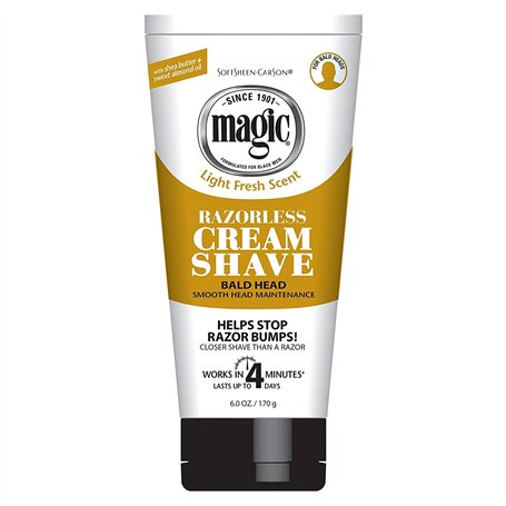Magic Crème Épilation & Rasage Entretien Tête Chauve Lisse 170g