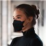 TubeRoo Lot de 10 masques FFP2 - Bleu foncé - En forme de poisson - Fabriqué en Allemagne - Certifié CE - Boucles d'oreilles sou