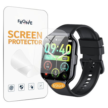Frgnie Film de protection Compatible avec Jugeman P99 Montre Connectée 1.96"