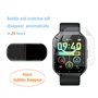 Frgnie Film de protection Compatible avec Jugeman P99 Montre Connectée 1.96", protection écran pour P98 Smartwatch (6 Pack) TPU 