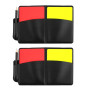XICHENGSHIDAI Lot de 2 cartes d'arbitre de football