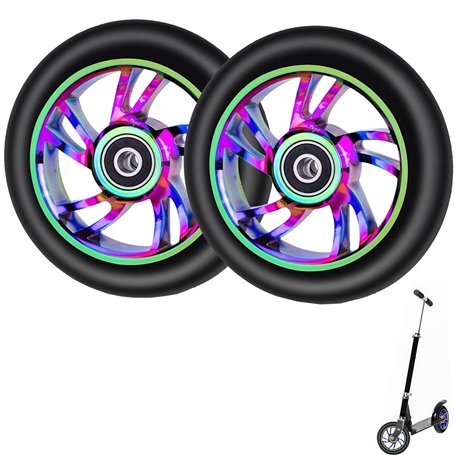 CLKE 2Pcs Roue de Trottinette Freestyle Pro Stunt 100mm