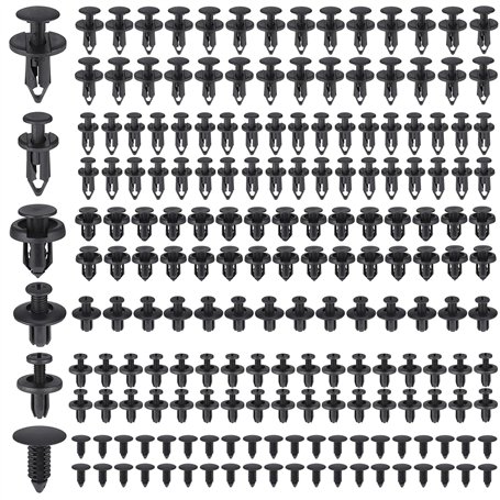 240 Pièces Rivet Plastique Clips Voiture