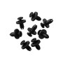 240 Pièces Rivet Plastique Clips Voiture, 6 Taille Clips de Retenue de Voiture Fixations, Vis Plastique Universelles pour Fixer 