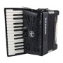 HOHNER BRAVO II 48 NOIR A16522 SILENTKEY