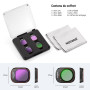 NEEWER Kit de 4 Filtres ND CPL Compatible avec DJI Mini 4 Pro, Verre Optique HD Multicouche à Visser ND16 ND64 ND256, Polarisant