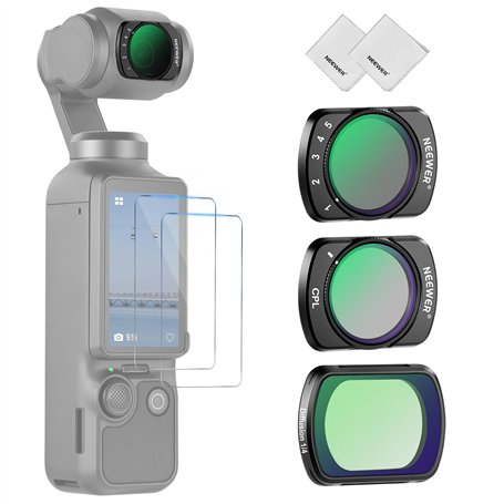 NEEWER Filtre ND Variable+CPL+Diffusion Noire 1/4