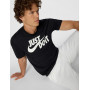 Nike AR5006-011 M NSW Tee Just DO IT Swoosh Sweatshirt Homme Black/White Taille XL