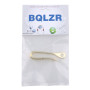 BQLZR Golden 60mm Length Rentro Solid Brass Fish Hook Key Chain U Hook Clip Holder