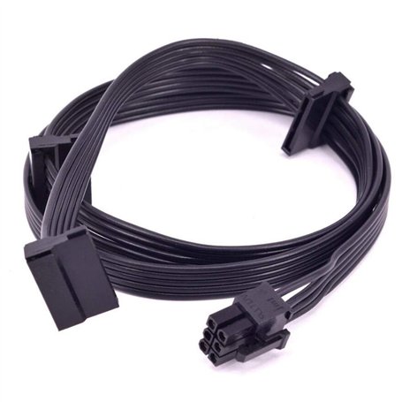 GinTai Remplacement du câble d'alimentation PCI-E 6 broches 1 à 3 SATA 15 broches Corsair CX850M CX750M CX600M