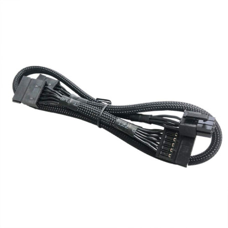 ZAHARA Câble d'alimentation SATA 6 pin to 3x SATA pour EVGA 750/850/1000/1300/1600/2000 G+ 550/650/75/850 GA 650/750/850/1000/13