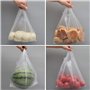 100pcs 24x36cm / 9.4x14inch gilet en plastique transparent sacs gilet style transporteur sacs alimentaire shopping à emporter sa