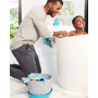 Skip Hop Moby - Seau de Rangement pour Jouets de Bain pour Bébé 9 Mois et Plus - Forme de Baleine - Organisation Astucieuse pour