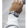 Timex Ironman Essential Montre pour Homme 44 mm - Bracelet en polyuréthane Gris, Cadran numérique, boîtier Gris, TW5M64500
