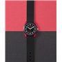 Timex - TW2W91900 Machines Montre pour Enfant 30 mm avec Bracelet en Silicone Noir, Cadran Noir, Boîtier Rouge