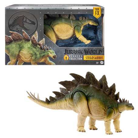 Mattel Jurassic World Figurine articulée Stégosaure de la Collection Hammond