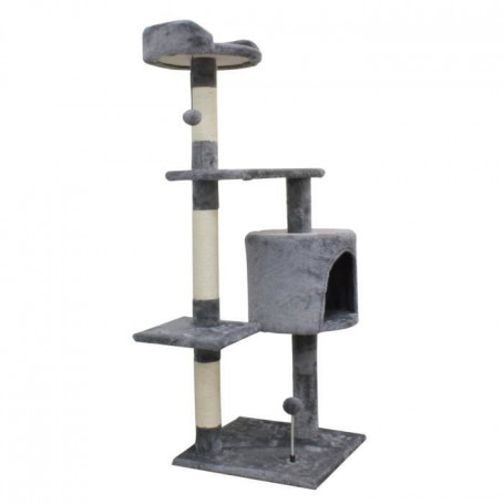 Arbre a chat JASPER - 40 x 40 x 114 cm - Gris 83,99 €