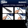 VALEO Silencio Essuie-glace - VF439 - Kit de Balais d'Essuie-glace 580 mm / 475 mm Plats d'Origine de Haute performance, Visibil