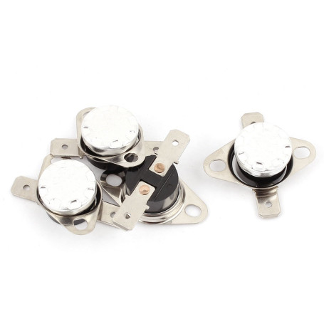 sourcing map Thermostat Température Thermique Contrôle Interrupteur KSD301 70°C/158℉ NC 4Pcs