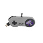 Link-e : 2 X Manette de Jeu Compatible avec la Console Super Nintendo Snes Mini Classic Edition