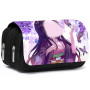 NTEVXZ Trousse à Crayons de Dessin Animé Manga Étui Grande Capacité Trousses à Crayons Nezuko pour Garçons et Filles Étudiants F