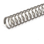 sourcing map Ressort de Compression 1mmx10mmx305mm 304 Acier Inoxydable Argenté 2pcs