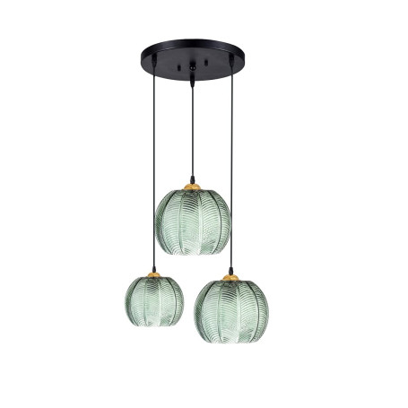 Suspension en verre vert clair abat-jour moderne éclairage de plafond verre Art déco lampe salon salle à manger chambre salon cu