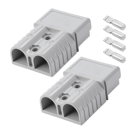 Bohaner Anderson Lot de 2 presse-étoupes pour fiche Anderson 120 A à courant élevé certifié connecteur de batterie pour voiture